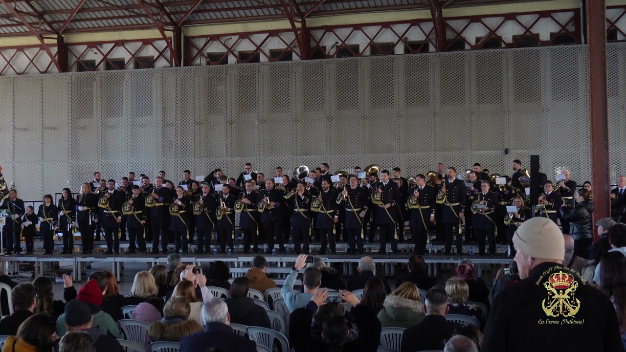 [4K] SAGRADA FAMILIA - Banda NSDR La coma | XII Certamen de cornetas y tambores