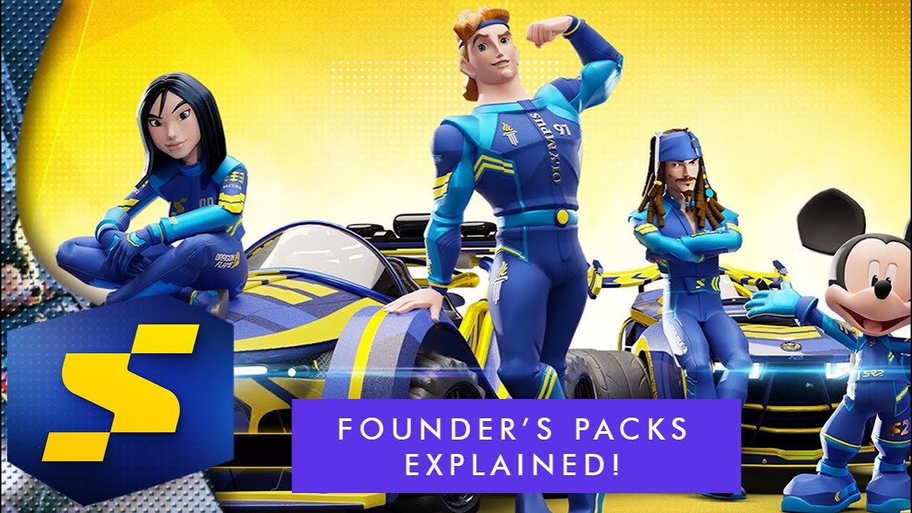 Disney Speedstorm Founder's Packs Breakdown - How To Play On April 18th!