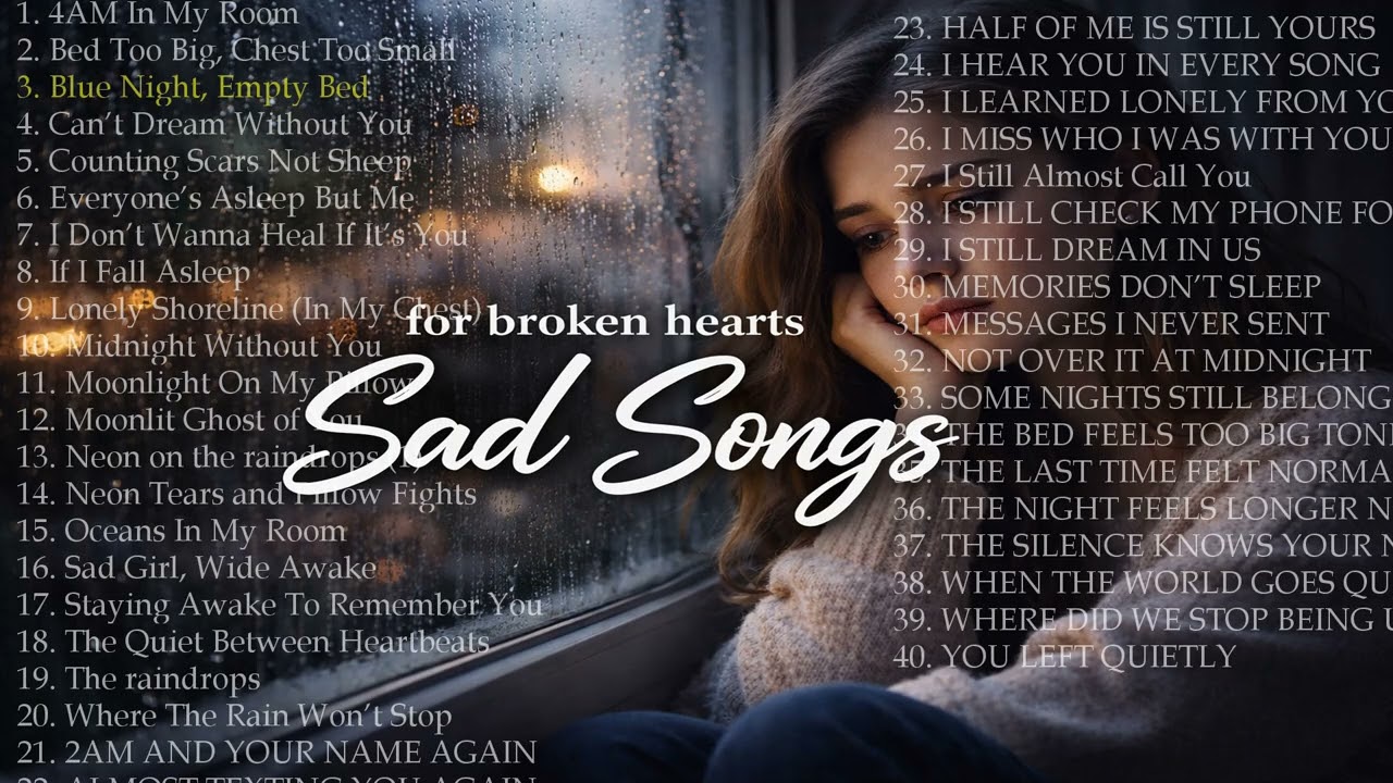Sad Vibes Playlist 2026 🌧💔 | New English Sad Love Songs That Feel Deep | Broken, Lonely Nights