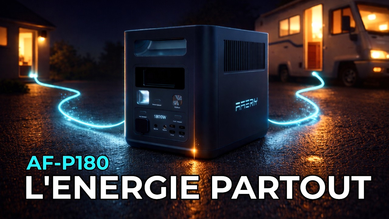 AFERIY P180 - Une power station pour la maison : utile ou juste un gadget ?