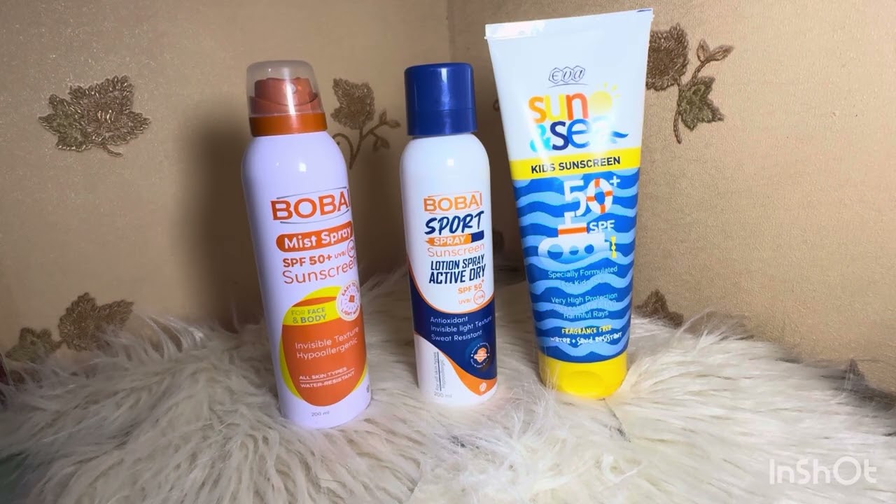 صن بلوك ايڤا كيدز Eva kids ,Bobai spray ,Bobai lotion #sunscreen #اكسبلور بوباى لوشن &سبراى