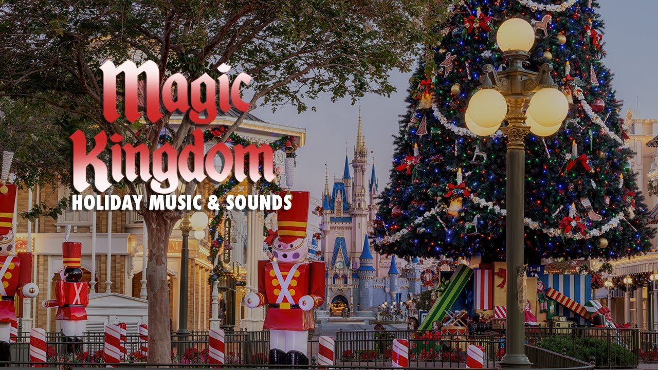 🎄 Main Street U.S.A Christmas Ambience | 8 Hours of Cozy Disney Magic & Holiday Music 🎶