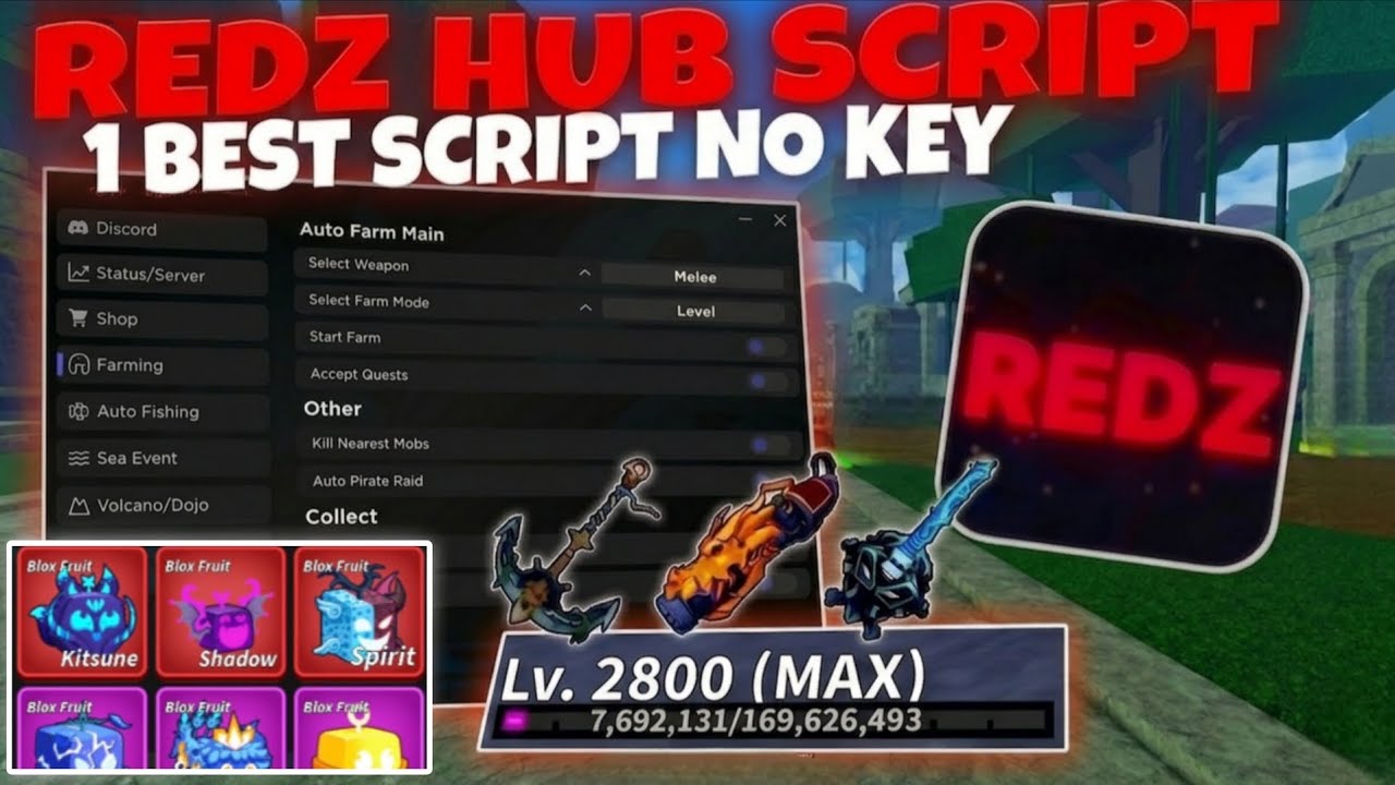 NEW Blox Fruit Script NO KEY 2026 | BEST Script BLOX Fruits Better than Redz Hub