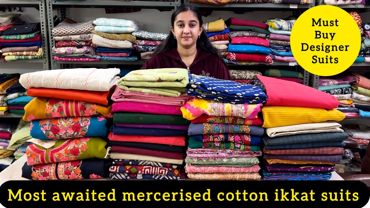 Mercerised cotton ikkat suits🌹South cotton silk suits 🌹Handwork georgette suits🌹Kalamkari suits🌹