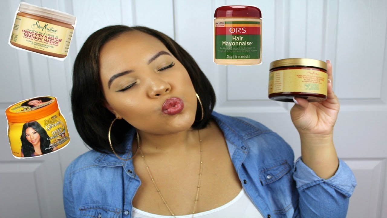 My Top 5 Deep Conditioners for Relaxed Hair! | Jessica Noelle