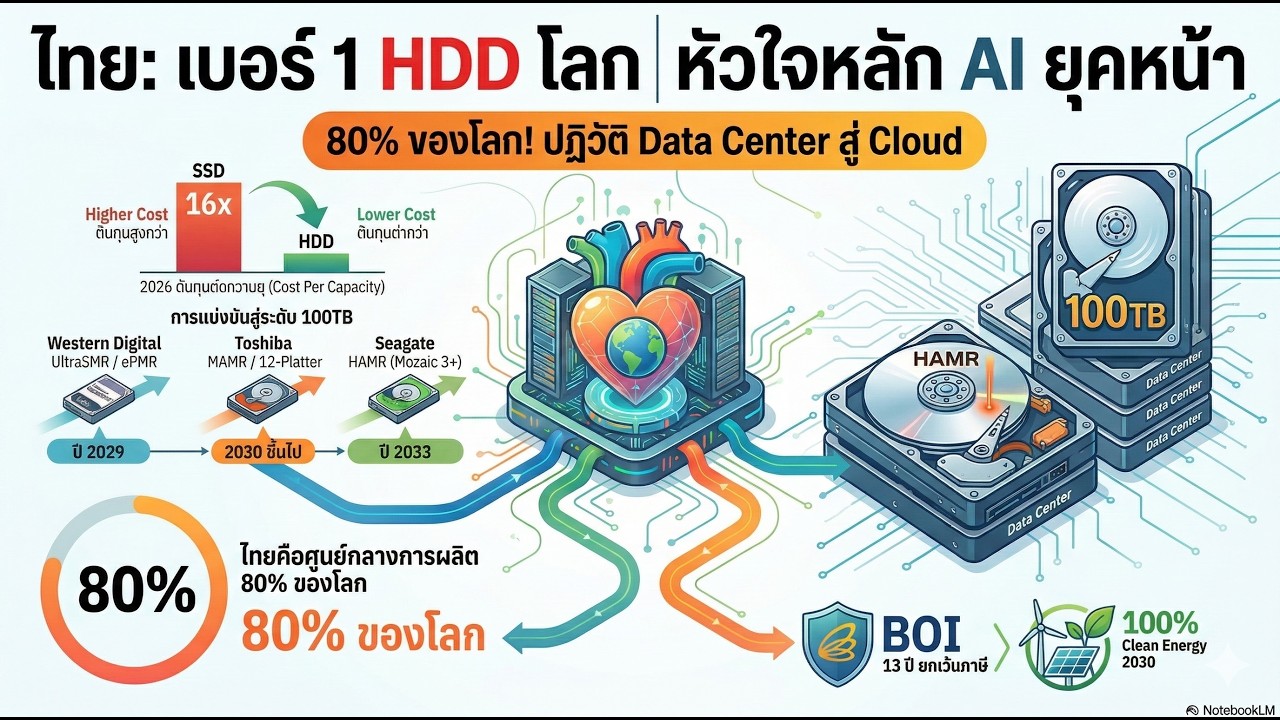 WD: Seagate: ทุ่ม 50,000 ล้าน พาไทยไปสู่ AI Supercycle 🇹🇭