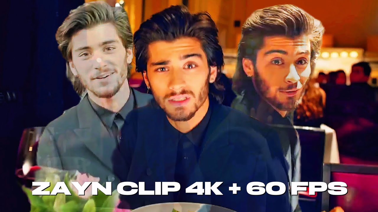 ZAYN CLIP 4K+60 FPS (FOR EDIT) || A SINGER OF ONEDIRECTION SINGER ZAYN MALIK|| 💖✨