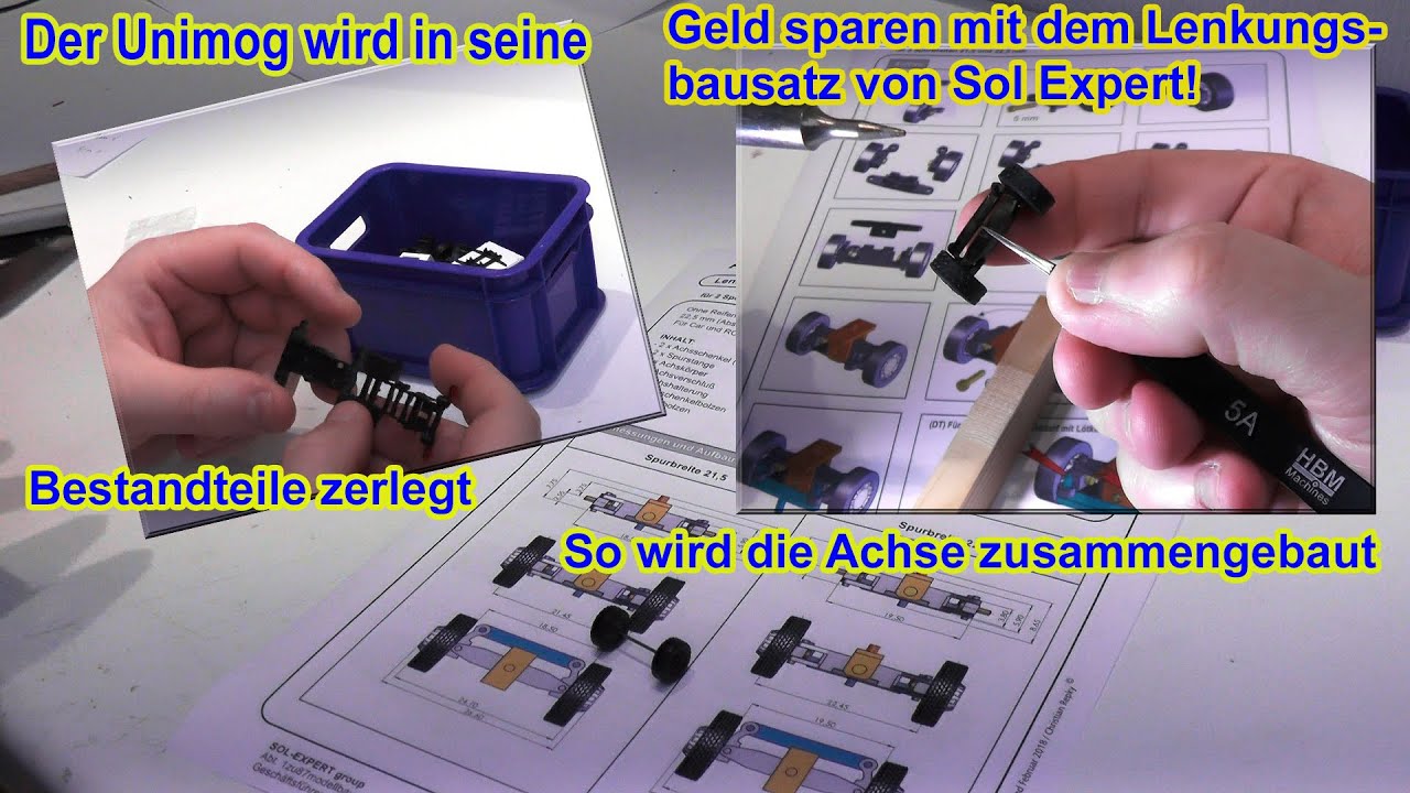 Ich zerlege das Auto in seine Teile & Aufbau Lenkachse | Vom Standmodell zum CarSystem Fahrzeug #2