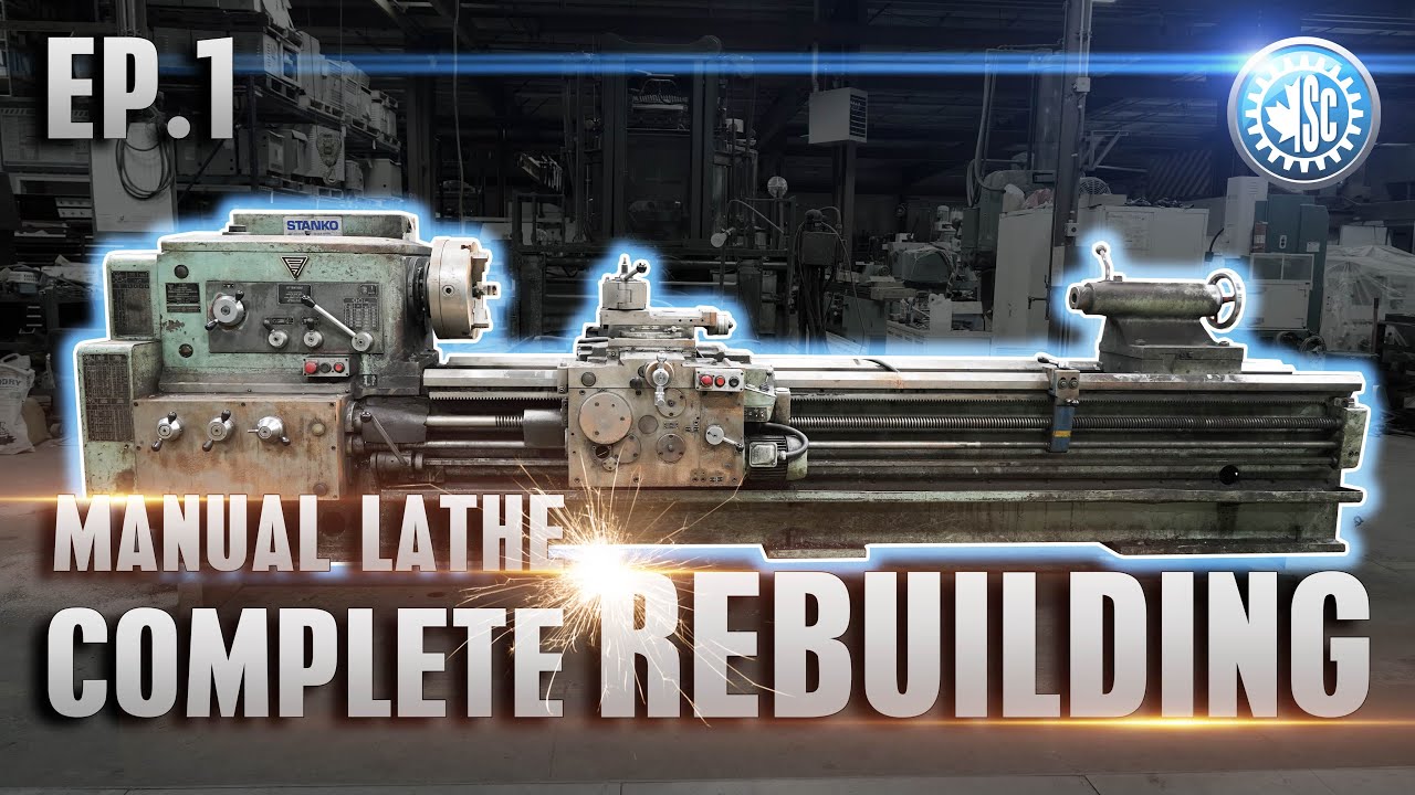 Ep.1 STANKO 1M63 Manual Lathe Complete Rebuilding Series | @StanCanada