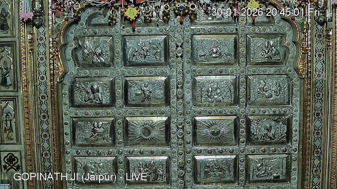 GOPINATH JI MANDIR (Jaipur) - LIVE DARSHAN (30th january 2026)