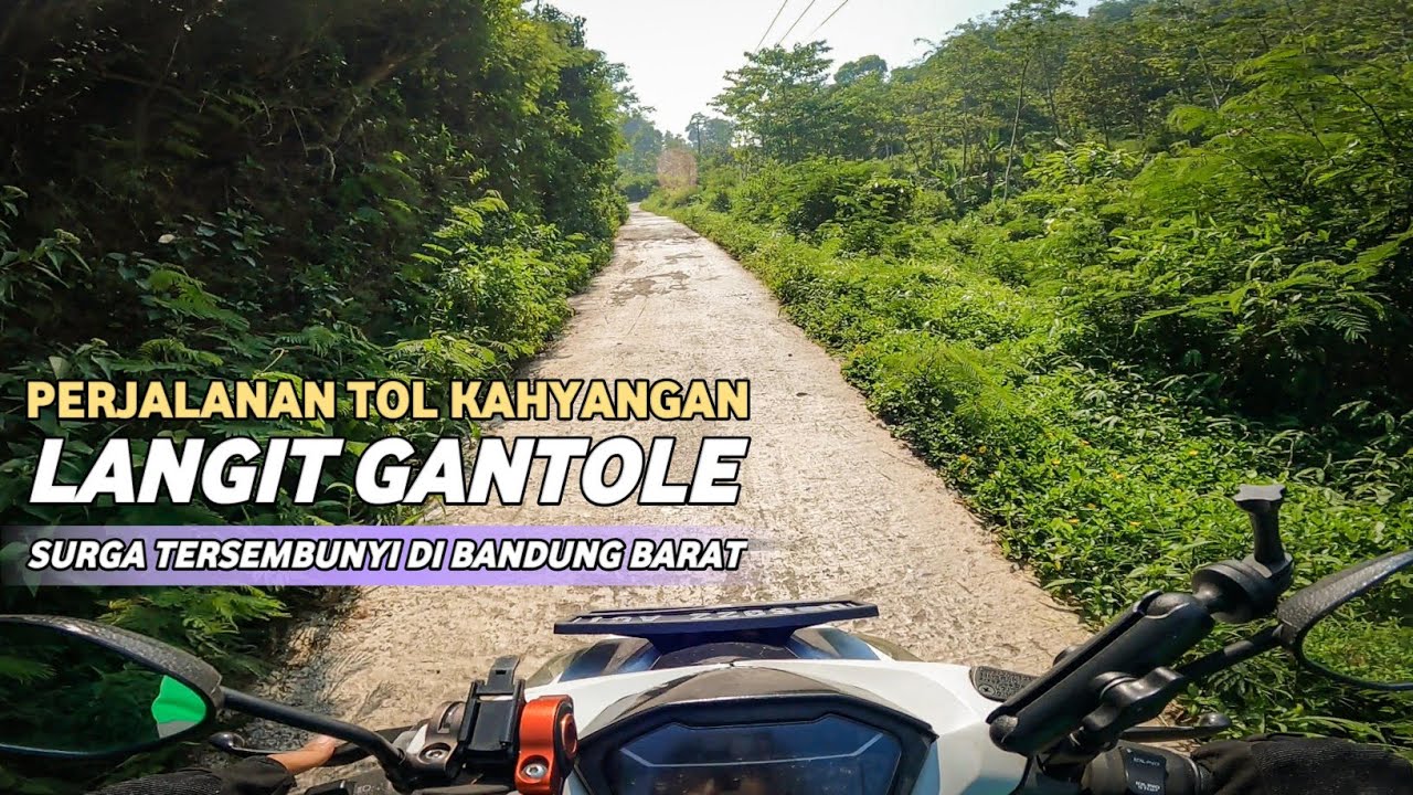 JALAN MENUJU LANGIT GANTOLE - PERJALANAN TOL KAHYANGAN BANDUNG BARAT | Langit Gantole | TRAVELOJOL