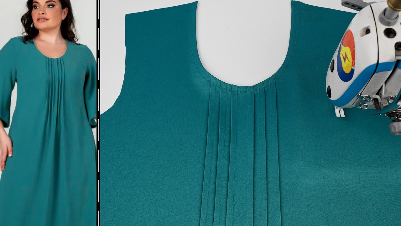 Trending Pleated Neck Design Sewing Trick | Cutting & Stitching Made Easy