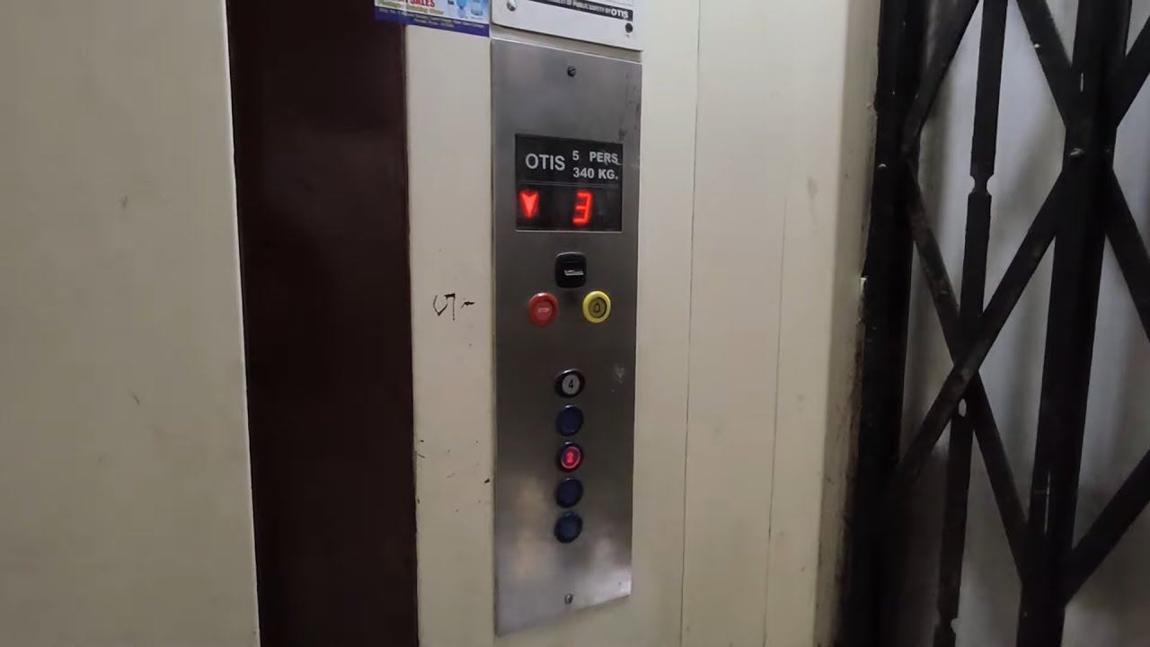 OTIS gated elevator in Tilak Road, Pune, Maharashtra 