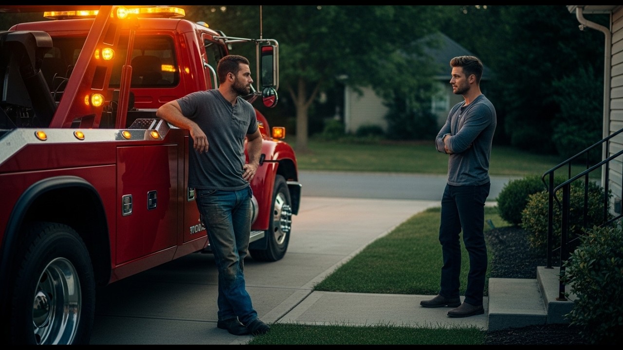 The Tow Truck Driver Pulled Into My Driveway — I Hadn't Called Anyone | Gay Tale