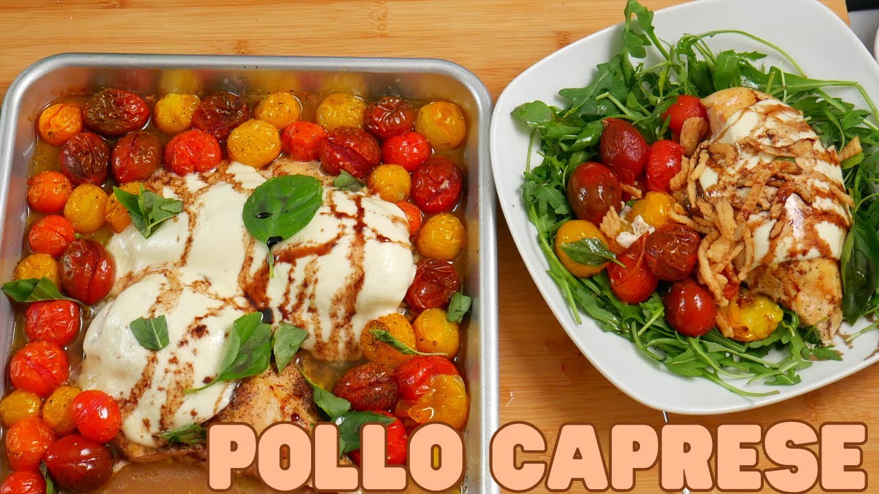 como hacer pollo caprese
