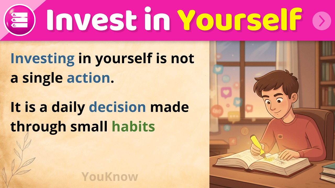 Invest in Yourself | Learn English Through Stories