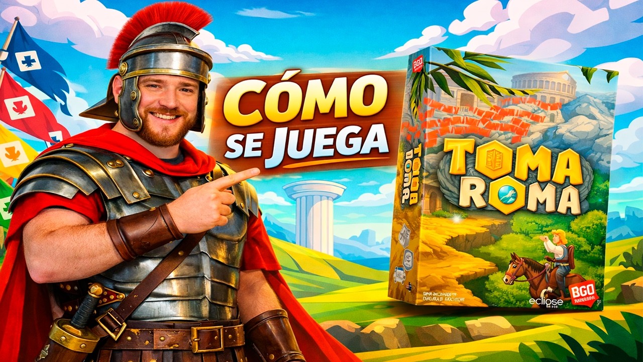 🏛️ TOMA ROMA | Cómo se Juega + Reglas | El Euro RÁPIDO que Sorprende