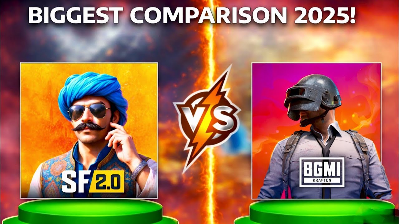 BGMI vs ScarFall 2.0 🔥 Which Game is Better in 2025? | Graphics, Gameplay & Lag Test