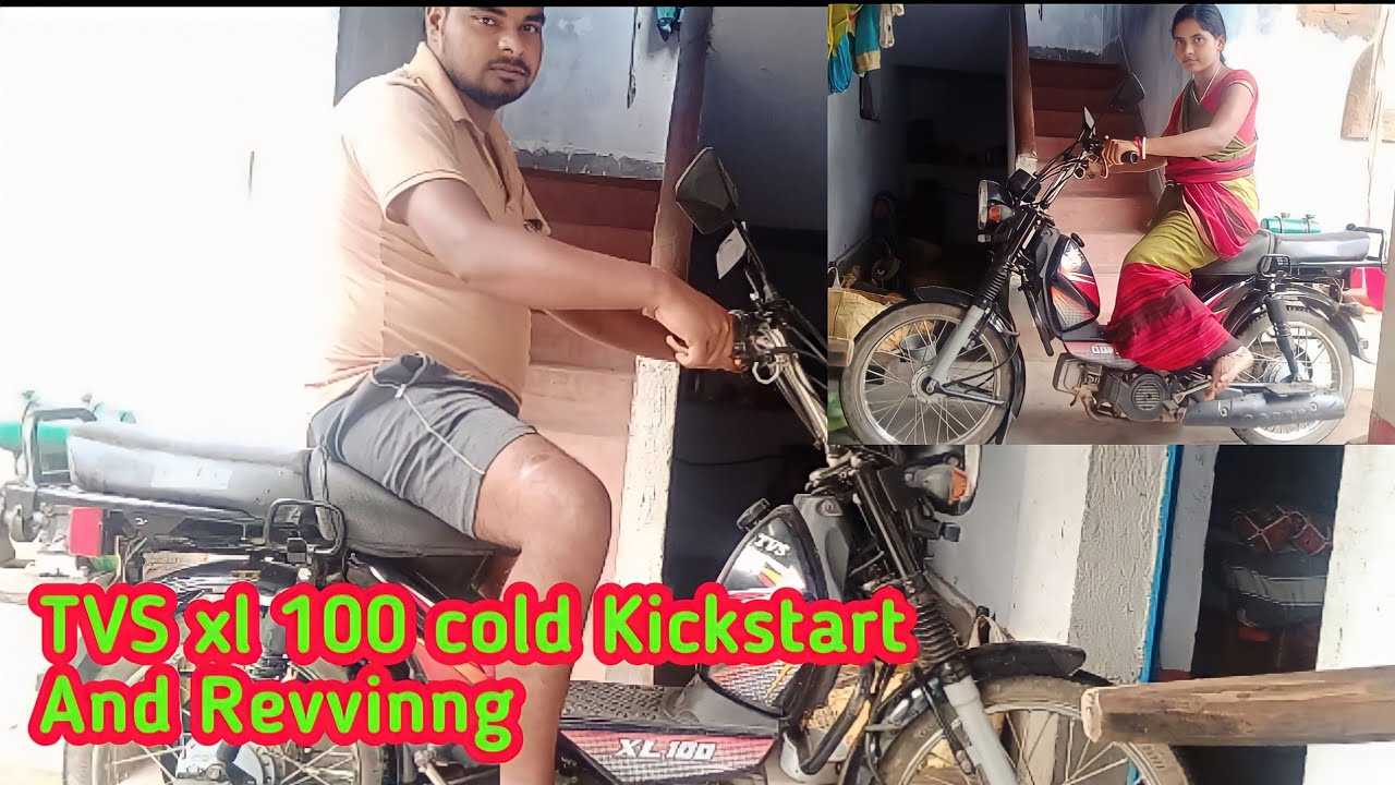 Tvs xl 100 cold Kickstart and Revvinng/Subhash nupur vlog 🙏