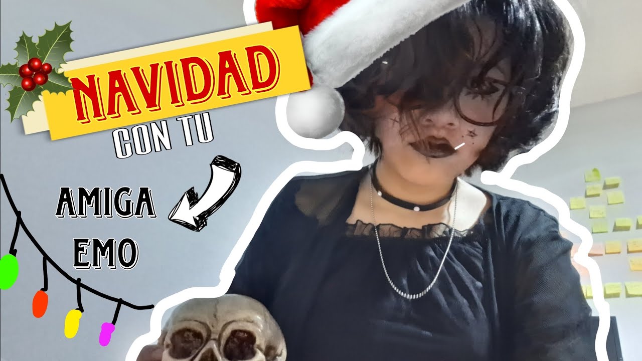 🎄ESPECIAL DE NAVIDAD🎄| Pov: invitas a tu amiga emo a la cena navideña |ASMR