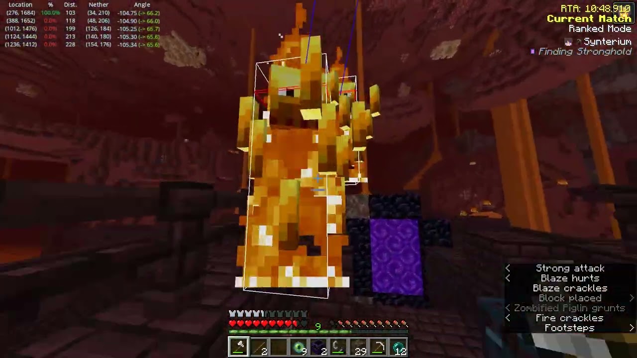 So I queued my friend SYN SYNTERIUM on MCSR RANKED... Watch to see what happens next! ft. BLUMP596