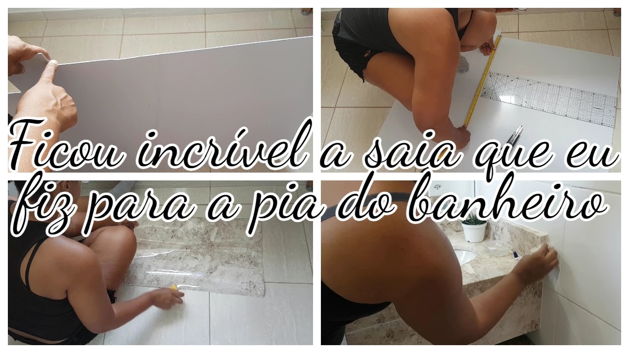 ID&Eacute;IA PARA FAZER NA PIA DO BANHEIRO I VINIL I CHAPA PS
