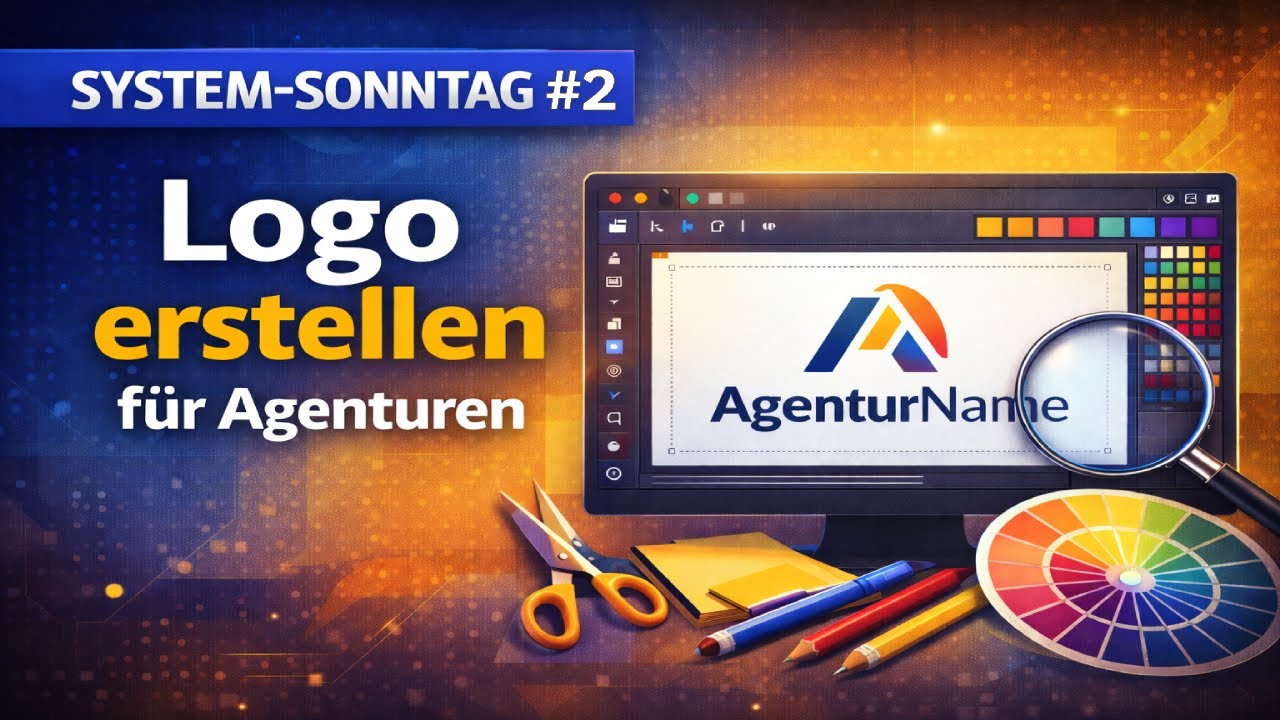 So habe ich mein Agentur-Logo erstellt | System-Sonntag #2
