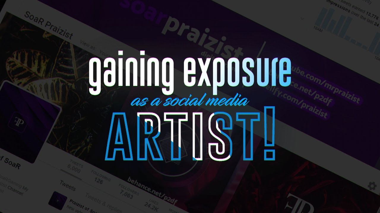 How to Gain Fans/Exposure as a Social Media Artist