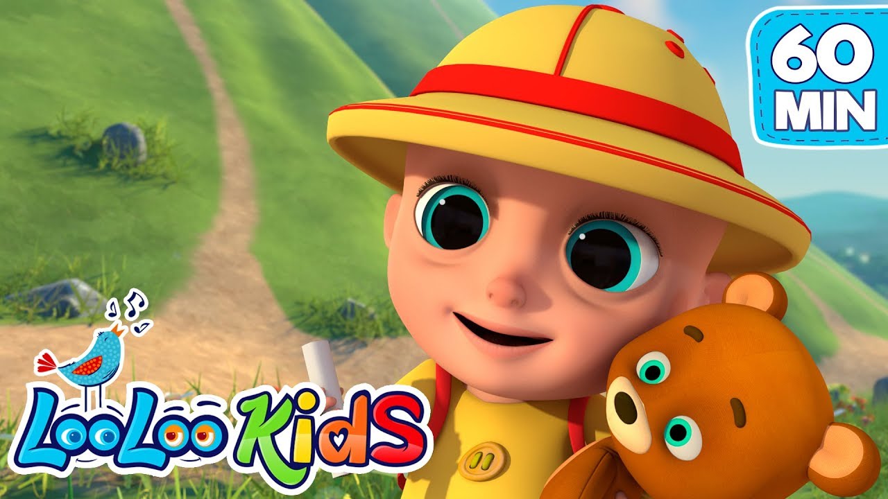 🐻The Bear Went Over the Mountain - S3EP13 Kindergarten Fun Highlights Compilation - LooLoo Kids