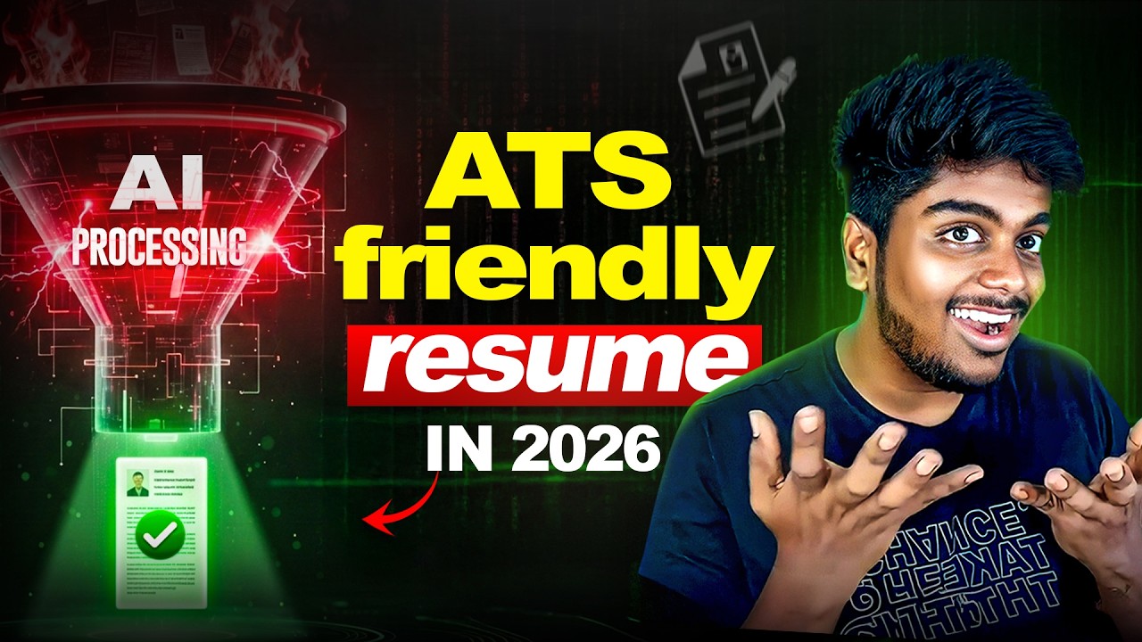 New Resume format 2026 tamil🔥🚀| Freshers Perfect Job search Resume Latest version 😱| 100% works✅