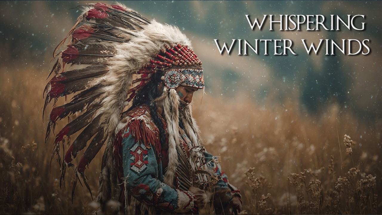 Whispering Winter Winds 🪶 Native American Flute Music for Focus, Relax & Sleep Tonight
