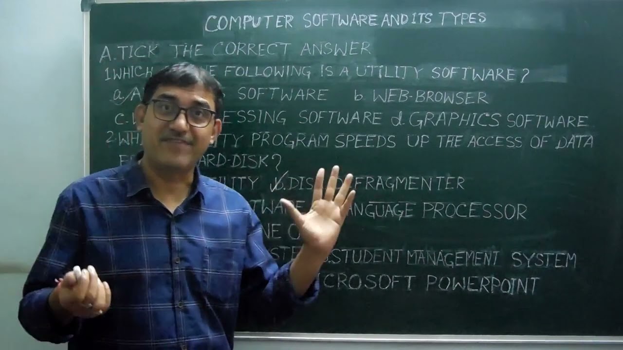 MCQ PATTERN FROM COMPUTER SOFTWARE AND ITS TYPES