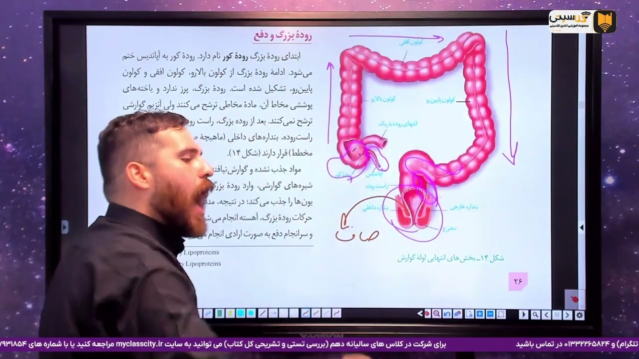 تدریس کامل فصل دوم زیست شناسی دهم-گفتاردوم جذب موادوتنظیم فعالیتهای دستگاه گوارش