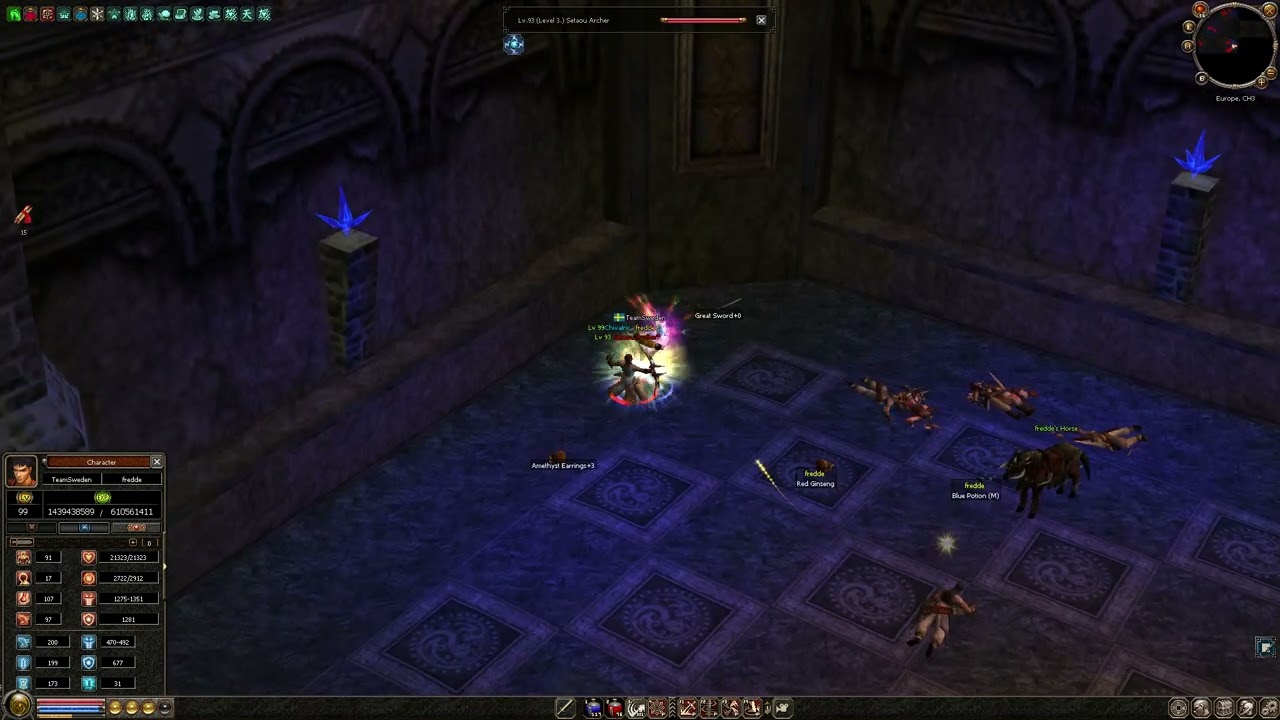 Fredde the Noob is back in The Grotto of Exile (metin2)
