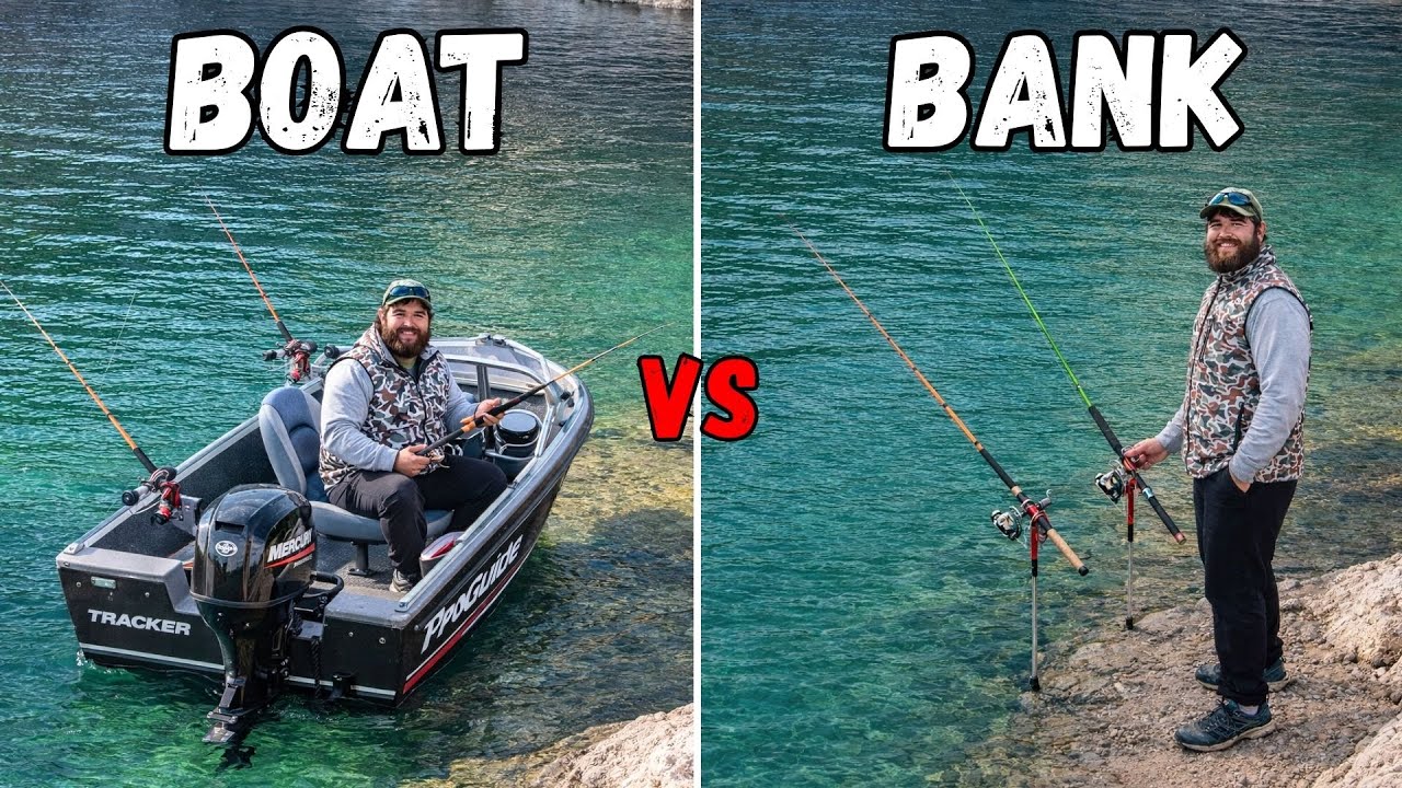 Bank vs Boat Fishing Challenge