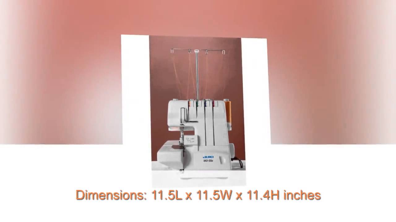 Juki MO-50e 2-Needle, 3/4-Thread Overlock Machine for fashion Designers & Tailors
