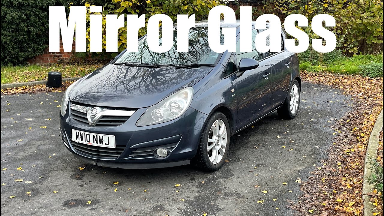 Vauxhall Corsa D Door Mirror Glass Removal How To DIY