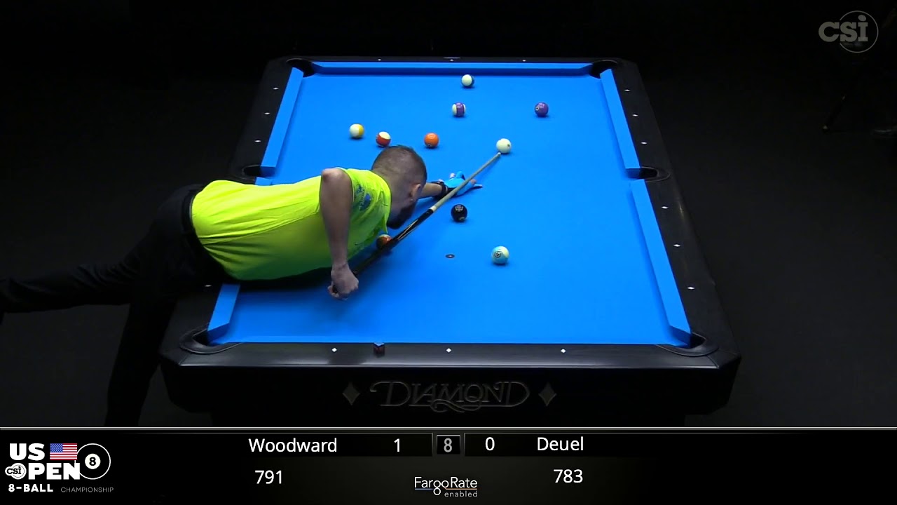 SUSPENSEFUL 8-BALL | Corey DEUEL vs Skyler WOODWARD  | 2019 US Open 8-Ball Championship