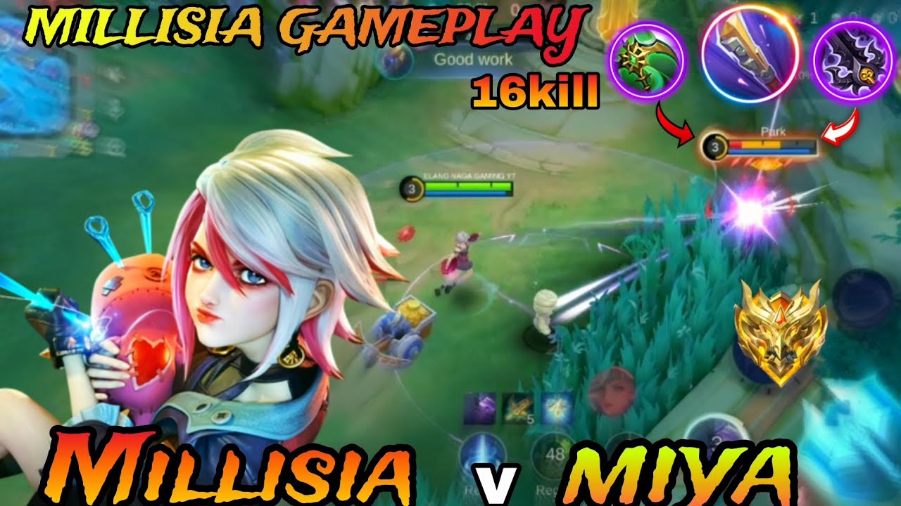 MILLISIA INSANE DAMAGE.! HARD CARRY TEAM .FULL ATAACK SPEED..! GAMEPLAY..