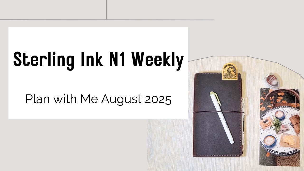 Plan with me Sterling Ink N1 Common Planner #commonplanner