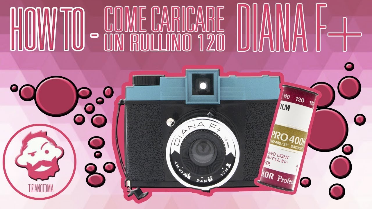 HOW TO - COME CARICARE UN RULLINO 120 NELLA DIANA F+