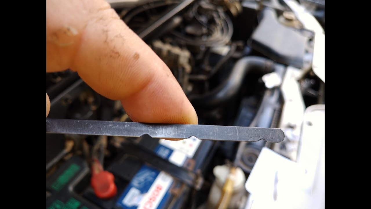 Pajero TR4 - Verificando o nível de óleo do cambio automático