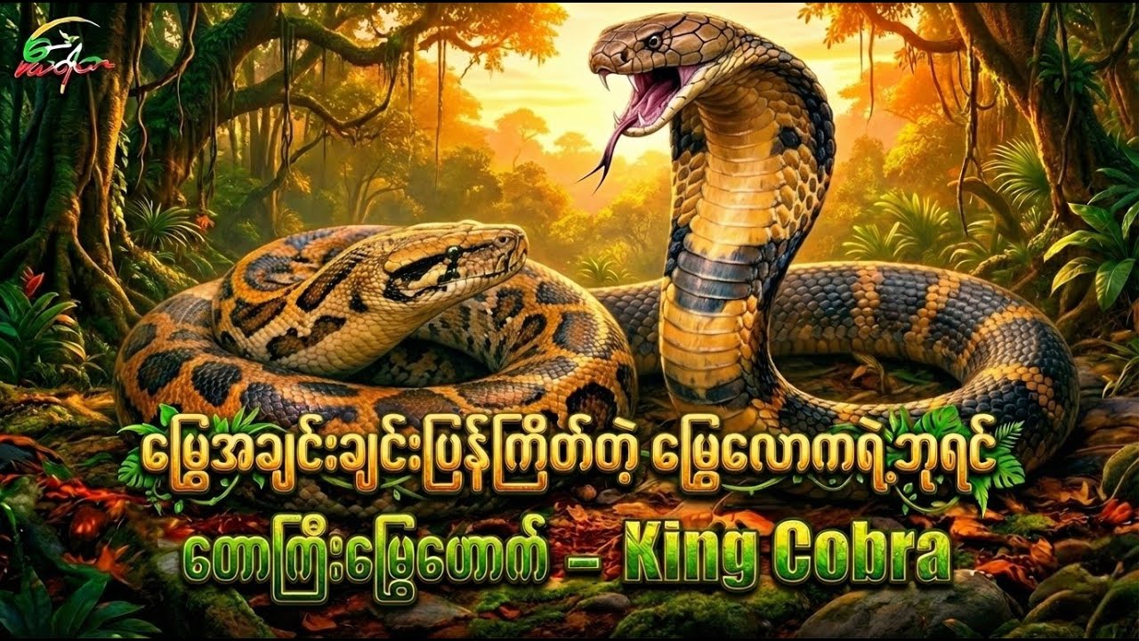 ဘာလို့ တောကြီးမြွေဟောက်က မြွေလောကရဲ့ ဘုရင်ဖြစ်နေရတာလဲ - King Cobra တွေအကြောင်း