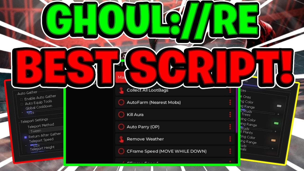 GHOUL://RE Script Gui / Hack (AUTO PARRY, KILL AURA, GODMODE, AND MORE) *NO KEY*