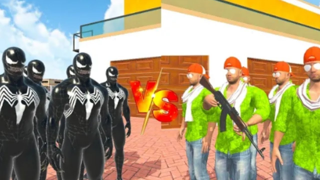 JACK VS VANOM FIGHT 🤯😱 INDIAN TEAFT AUTO SIMULATOR