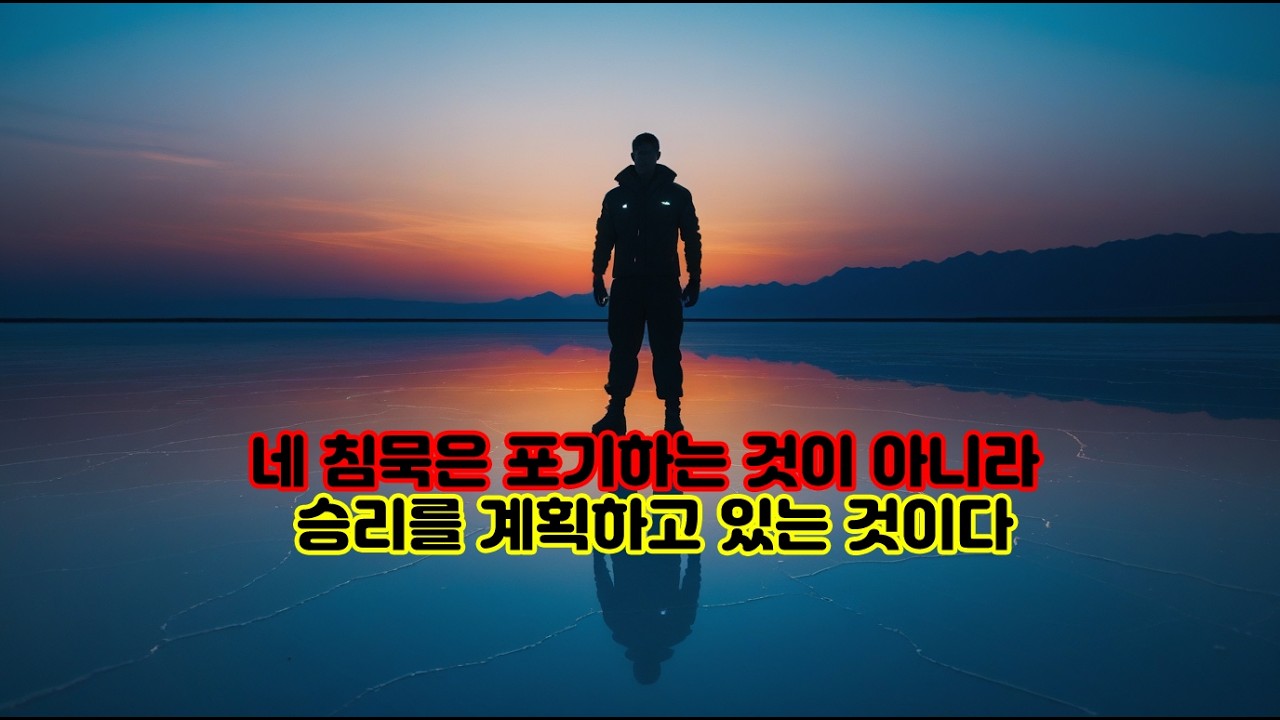 네 침묵 뒤에 숨겨진 비밀: 네가 지금 엄청나게 성장하고 있다는 걸 알아