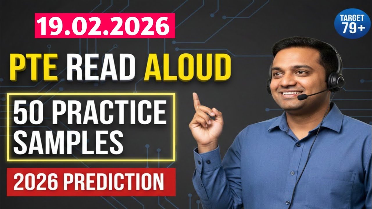 PTE Read Aloud Practice | 19.02.2026 | PTE Read Aloud | PTE Read Aloud Practice 2026 #ptereadaloud