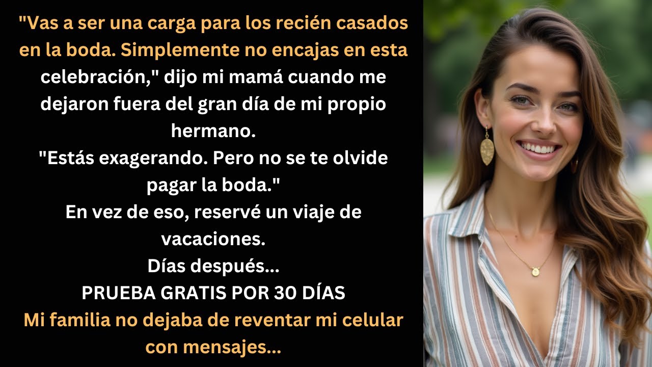 Me dejaron fuera de la boda de mi hermano... pero igual querían que la pagara
