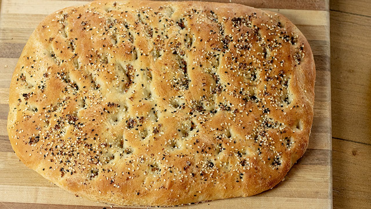 Greek Lagana Flatbread Bread for Clean Monday