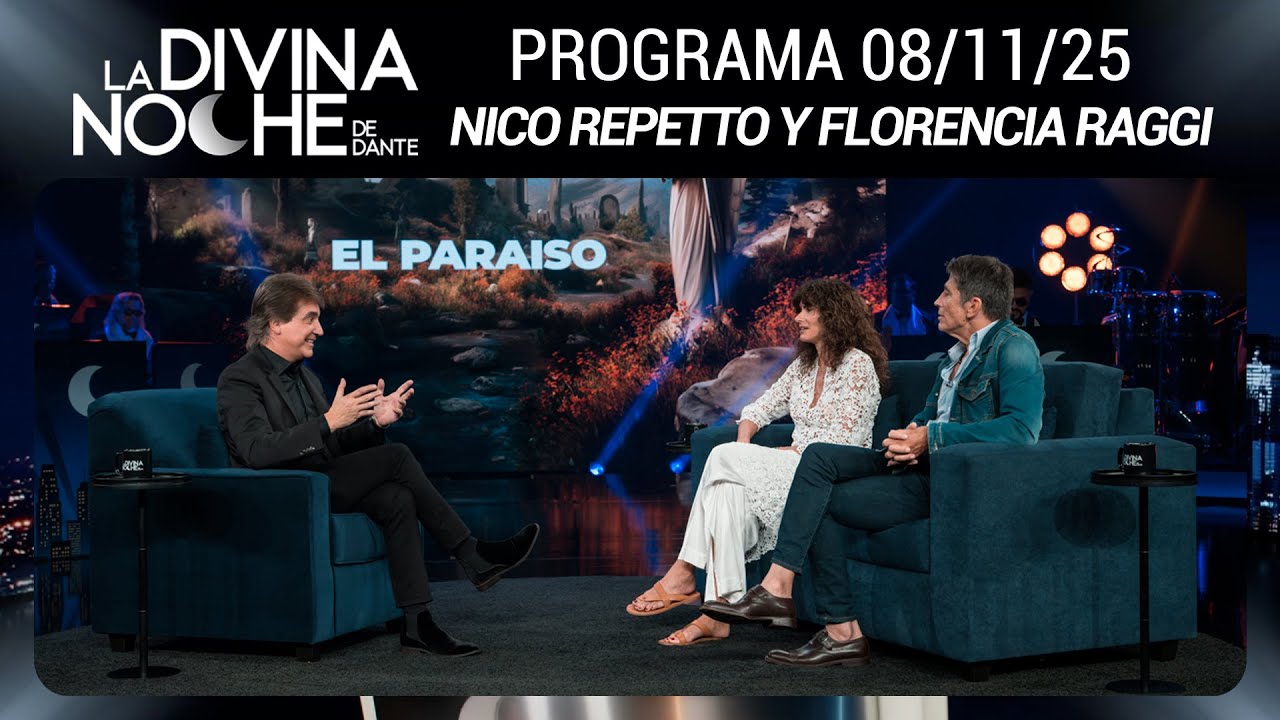LA DIVINA NOCHE DE DANTE - Programa 08/11/25 - INVITADOS: NICOL&Aacute;S REPETTO Y FLORENCIA RAGGI